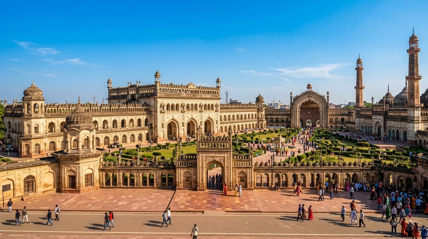Heritage architectural landmarks of Lucknow, Uttar Pradesh, seat of the UP Cabinet