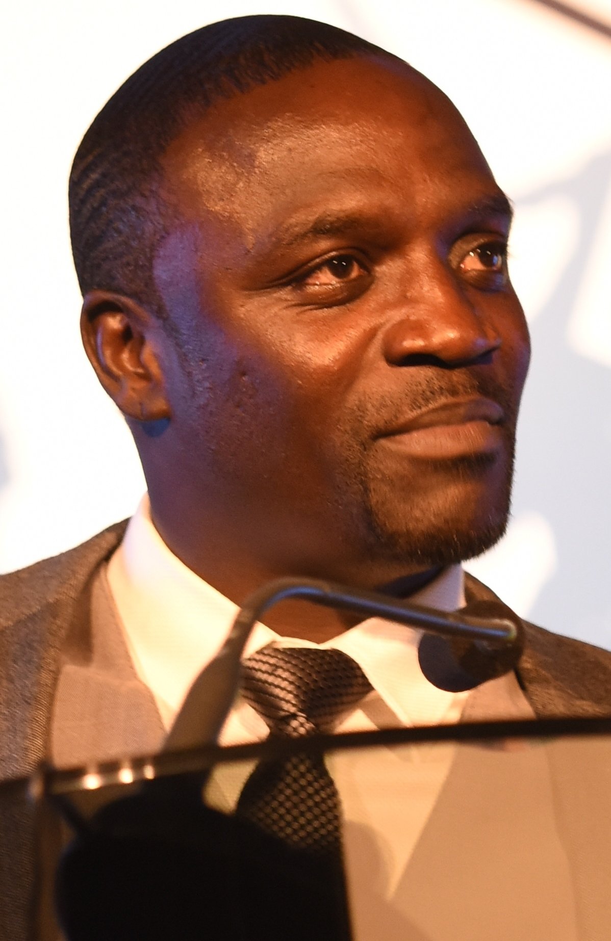 International recording artist Akon during live tour and performance movement